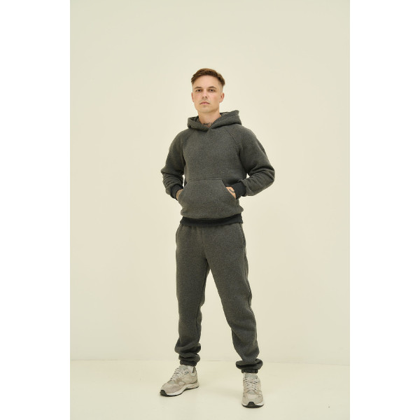 Флісовий чоловічий костюм Kangoo Classic Set Антрацит