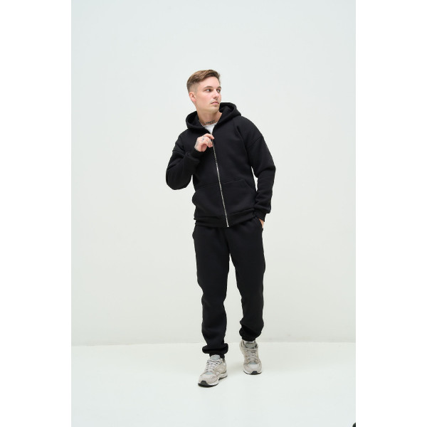Флісовий чоловічий костюм Spesso Set Чорний