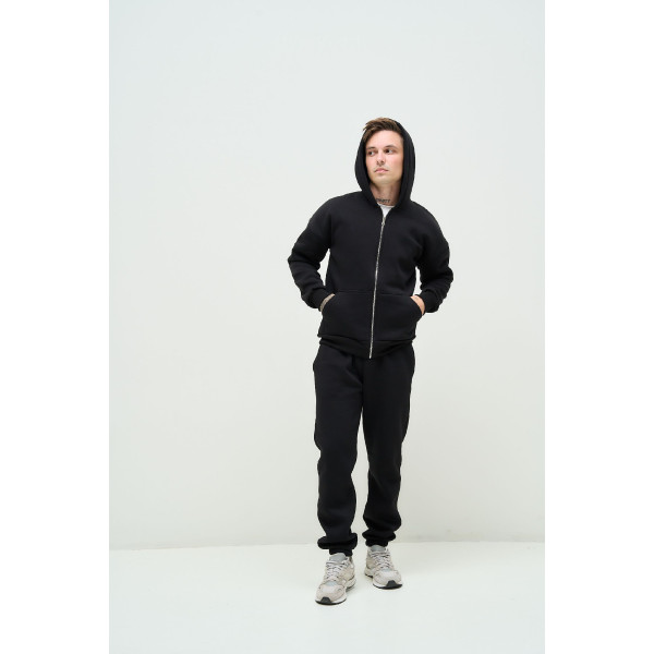 Флісовий чоловічий костюм Spesso Set Чорний