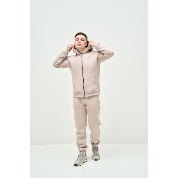 Флісовий чоловічий костюм Spesso Set Бежевий