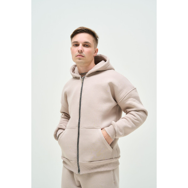 Флісовий чоловічий костюм Spesso Set Бежевий