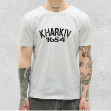 Футболка класична Kharkiv 1654 Біла
