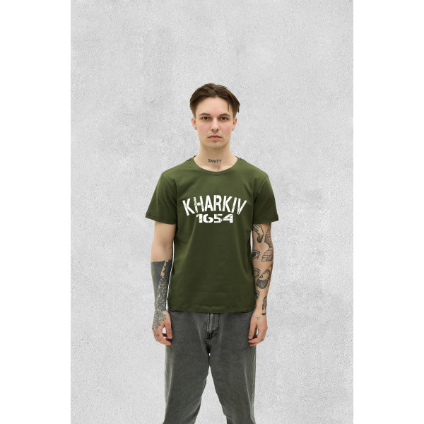 Футболка класична Kharkiv 1654 w Хакі