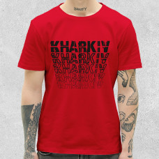 Футболка класична Kharkiv FIV bk Червона