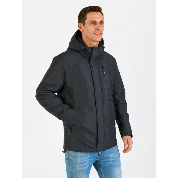 Куртка осінь-весна чоловіча KHIMS RD WindBlocker Чорна