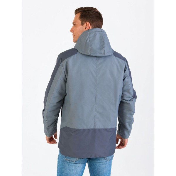 Куртка осінь-весна чоловіча KHIMS RD WindBlocker Графіт з сірим