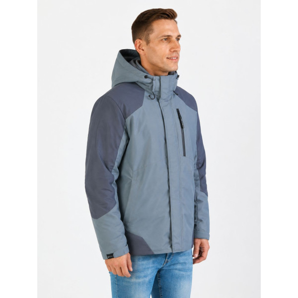 Куртка осінь-весна чоловіча KHIMS RD WindBlocker Графіт з сірим