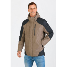 Куртка осінь-весна чоловіча KHIMS RD WindBlocker Бежева з чорним