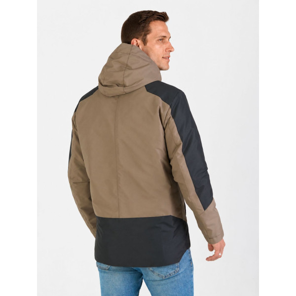 Куртка осінь-весна чоловіча KHIMS RD WindBlocker Бежева з чорним