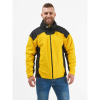 Куртка демисезонная мужская KHIMS RD Adintional Черная с желтым
