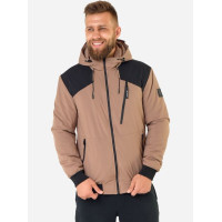Куртка демисезон с капюшоном мужская KHIMS RD FlexHood Бежевая