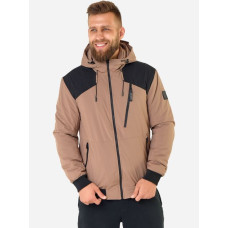 Куртка демісезонна з капюшоном чоловіча KHIMS RD FlexHood Бежева