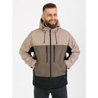 Куртка демісезонна чоловіча KHIMS RD Plaid Бежева