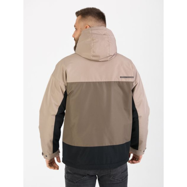 Куртка демісезонна чоловіча KHIMS RD Plaid Бежева