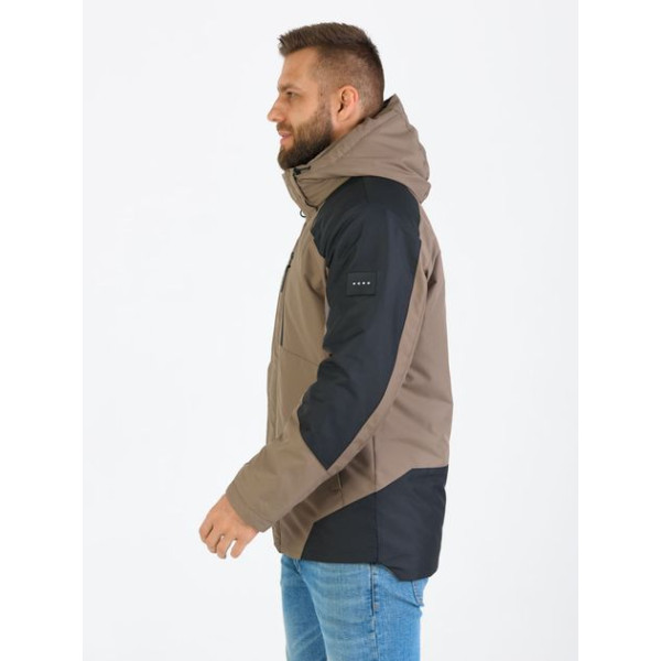 Куртка осінь-весна чоловіча KHIMS RD WindBlocker Бежева з чорним