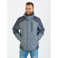 Куртка осень-весна мужская KHIMS RD WindBlocker Графит з серым