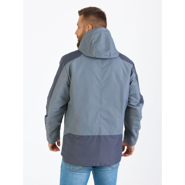 Куртка осінь-весна чоловіча KHIMS RD WindBlocker Графіт з сірим
