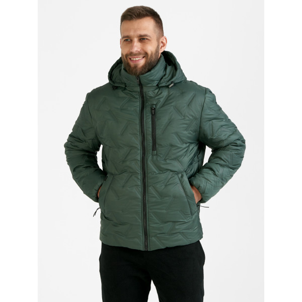 Куртка зимняя мужская KHIMS RD Embossed Зеленая
