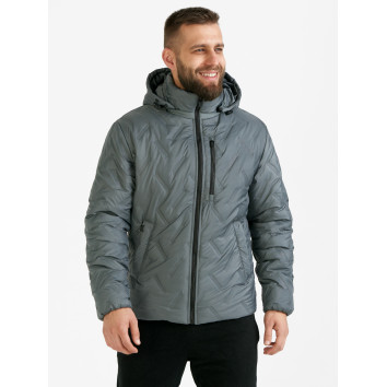 Куртка зимова чоловіча KHIMS RD Embossed Сіра