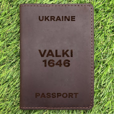 Обкладинка на паспорт valki 1646 Шоколад