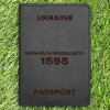 Обкладинка на паспорт Mohyliv-Podilskyi 1595 Чорна