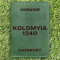 Обкладинка на паспорт Kolomyia 1240 Зелена