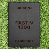 Обкладинка на паспорт Fastiv 1390 Чорна