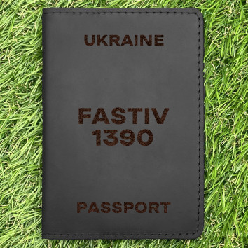 Обкладинка на паспорт Fastiv 1390 Чорна