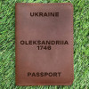 Обкладинка на паспорт Oleksandriia 1746 Коньяк