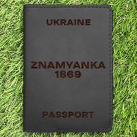Обложка на паспорт Znamyanka 1869 Черная