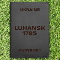 Обложка на паспорт Luhansk 1795 Черная