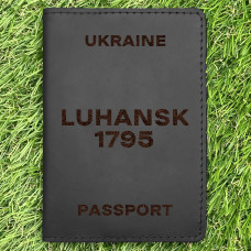 Обкладинка на паспорт Luhansk 1795 Чорна