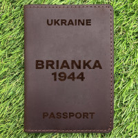 Обложка на паспорт Brianka 1944 Шоколад