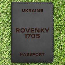 Обложка на паспорт Rovenky 1705 Черная