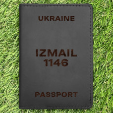 Обкладинка на паспорт Izmail 1146 Чорна