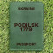 Обкладинка на паспорт Podilsk 1779 Зелена