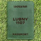 Обкладинка на паспорт Lubny 1107 Зелена