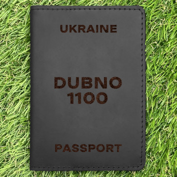 Обкладинка на паспорт Dubno 1100 Чорна