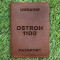Обкладинка на паспорт Ostroh 1100 Коньяк