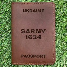 Обкладинка на паспорт Sarny 1624 Коньяк