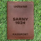 Обкладинка на паспорт Sarny 1624 Коньяк