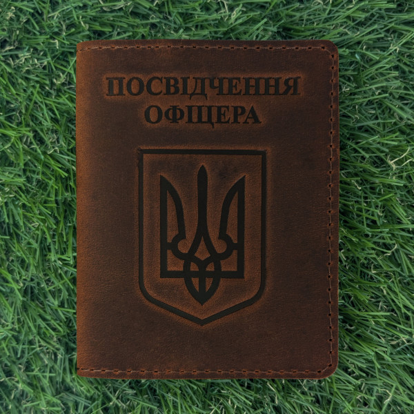 Набір обкладинок для Посвідчення офіцера та Паспорта Герб Коньяк