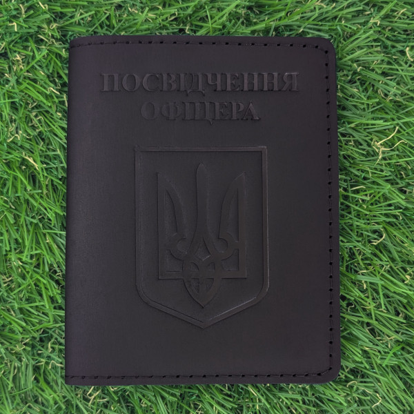 Набір обкладинок для Посвідчення офіцера та Паспорта Герб Чорний